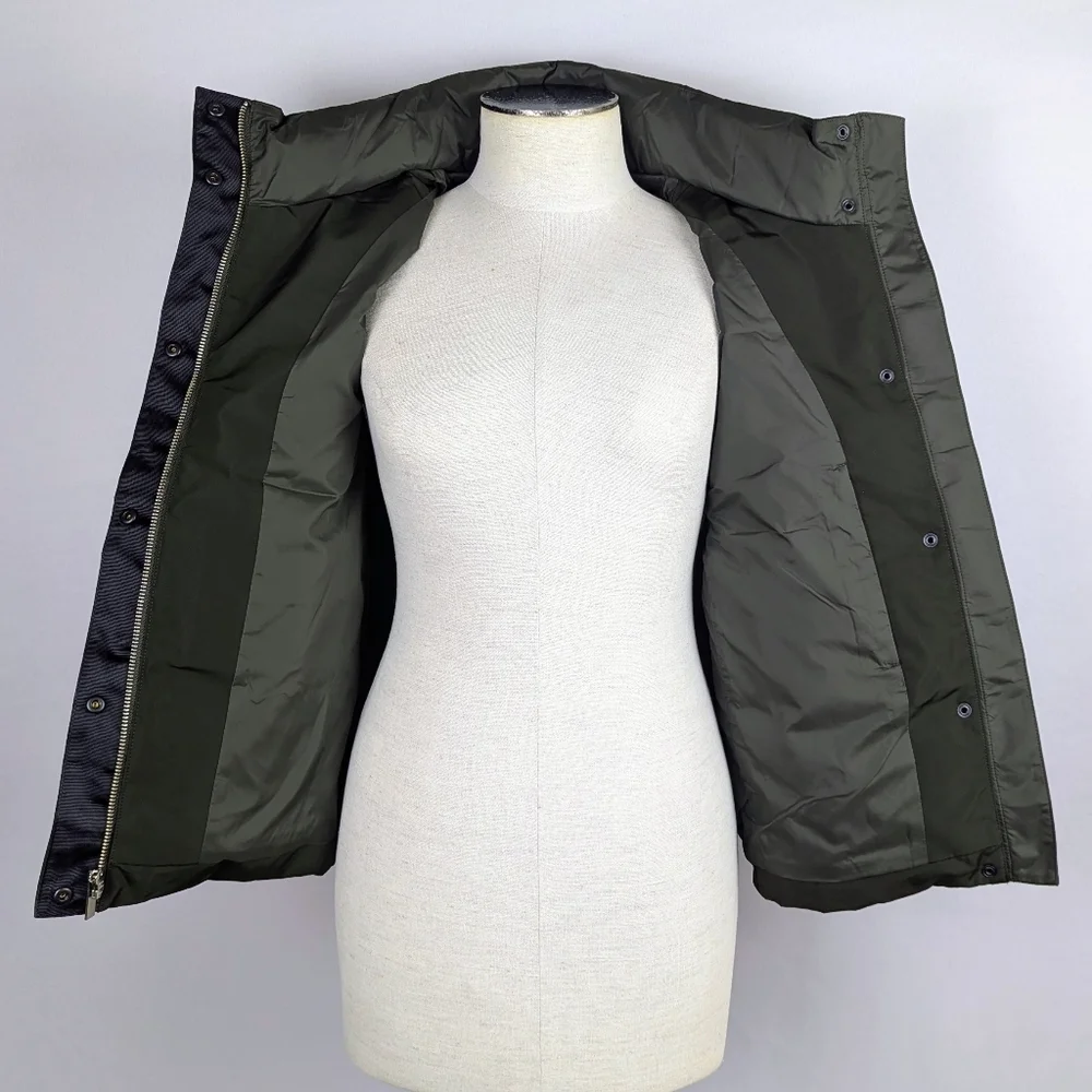 Theory Shell Down Vest Renew Poly 2 Down Feather Blend Fill Dark Rosemary M NWT